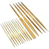 15 Jewelers Titanium Diamond Needle Precision File Set