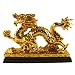 A Chinese Dragon Statue on a Base for Feng Shui or Gift
