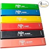 NeeBooFit Resistance Loop Band Set - Best Fitness Exercise Bands for Working Out or Physical Therapy - 12x2 Inches