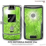 Razr V3 Stardust Green Tattoo Skin for Motorola Razor by TuneTattooz