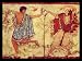 Etruscan masters (Two dancers, detail) Framed Art Poster Print - 13 X 19