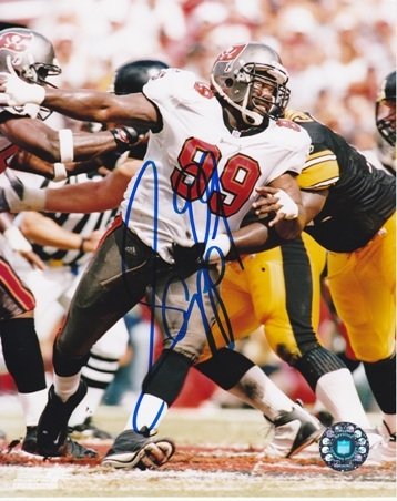 Warren Sapp Autographed/Hand Signed Tampa Bay Bucs 8x10 Photo
