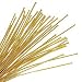22K Gold Plated Head Pins - 2 Inches Long/24 Gauge Wide (50 Pieces)