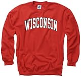 Wisconsin Badgers Adult Classic Arch Crewneck Sweatshirt