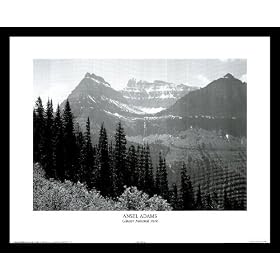 Ansel Adams (Glacier National Park) Framed Art Poster Print - 16 X 20 by Framed Art