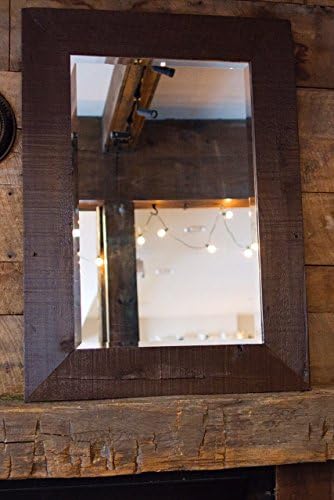 Reclaimed Barn Wood Mirror {Walnut}