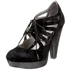 Chinese Laundry Women's Kopin Kid Suede Lace Up Platform Pump