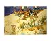 CLAUDETTE CASTONGUAY SUMMER PLEASURES 15.75"X19.75" LEISURE BLUE YELLOW ART PRINT EG4031