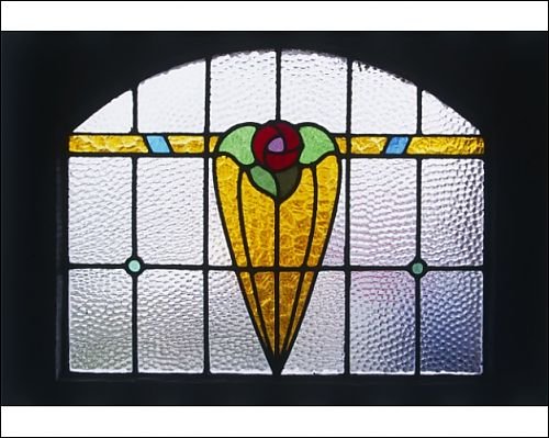 Photographic Prints of Art Deco Stained Glass from Mary Evans