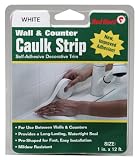 Red Devil 0155 Caulk strip Wall & Counter White 7/8 -inch by 12-feet