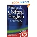 Paperback Oxford English Dictionary
