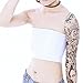 Vinaka Women's Strapless Short Chest Binder Tube Top for Tomboy Lesbian (M, White)
