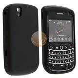 Black Silicone Skin Case Cover For Blackberry Bold 9650