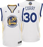 NBA Men's Golden State Warriors Stephen Curry Revolution 30 Home Replica Jersey (White, Medium)