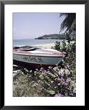 Carriacou, Grenada World Culture Framed Art Poster Print, 25x31
