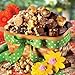 Mrs. Fields - Basket Bonanza Hand-woven Basket with Cookies Brownies Muffins Frosted Butter Cookies, and Sweet-n-crunchy Butter-toffee Popcorn Clusters with Mixed Nuts.