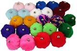 Roller Skate Pom Poms - Red