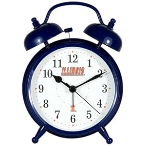Illinois Fighting Illini Collegiate Alarm Clock by 