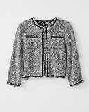 Spiegel Fringed Tweed Cropped Jacket