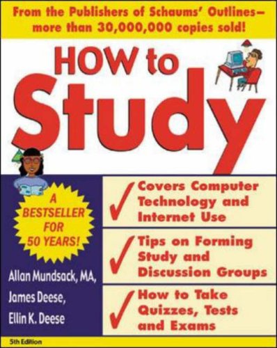 Cover image : How to Study: And Other Skills for Success in College