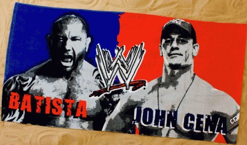 WWE Superstars Red Blue Black Beach Bath Towel OFFICIAL