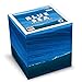 EARTHCUBE (Blue Sea Sticky Design) Blank White 3.5 Inch Note Cube Made in USA (Paper US or CAN) 100% Recycled 700 Tear-Off Pages (Not Loose)
