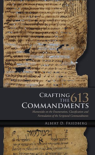 crafting the 613 commandments maimonides on the enumeration classification and formulation of the scriptural