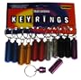 Aluminum Screw Top Pill Box Keyrings 12 units