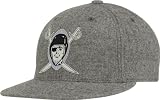 NFL Men's Oakland Raiders Classics Flat Visor Flex Hat - Tw93Z (Grey  , Large/X-Large)