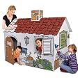 Discovery Kids Cardboard Color Me Play House