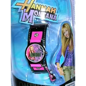 Hannah Montana Watch - Lcd Watch with Leather band by Disney