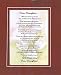 Dear Daughter Poem on 11 x 14 Double Beveled Matting