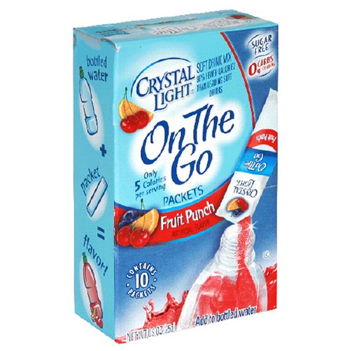 Crystal Light Fruit Punch On-The-Go, .9-Ounce Units (Pack of 6)