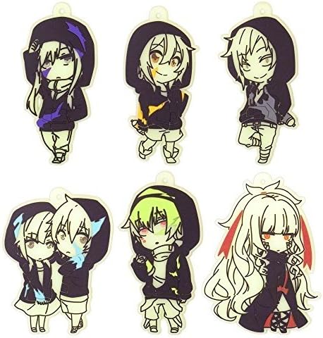 Mekakucity actors Rubber Strap Key Chain Mascot Vocaloid Box