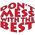 Don't Mess/Best Cheer Cheek Decal 100-pk. - Red