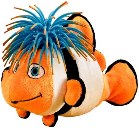 Zibbies for Pets Bubblez Plush Toy with Crazy Hair and Squeaker, 10-Inch