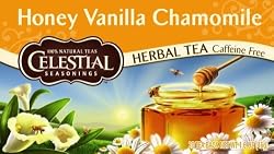 Celestial Seasonings Herb Tea, Honey Vanilla Chamomile, 20-Count Tea Bags (Pack of 6)