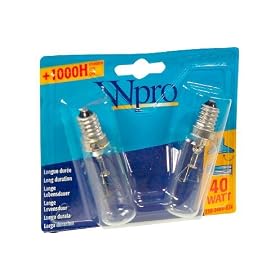 Cooker Hood Lamp: 40W E14 Wpro Bauknecht, Firenzi, Ignis, Ikea, Integra, Whirlpool cooker hood 40W E14 ses bulb