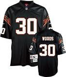 Ickey Woods Black Reebok NFL Premier 1989 Throwback Cincinnati Bengals Jersey - Large