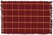 Durable Hand Woven 100% Cotton Plaid Placemat 12x18 Inches Set of Six