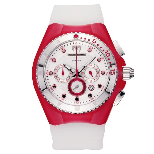 TechnoMarine Unisex 109012 Cruise Beach Chronograph Pink and White Watch