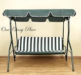 Metal Patio Swing W/Polyester Fabric 65W, 60H
