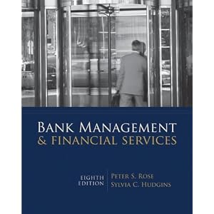 Bank Management and Financial Services w S&P bind-in card by Peter Rose and Sylvia Hudgins