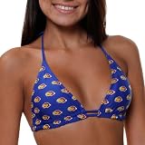 NCAA Kansas Jayhawks Ladies Spring Breaker Bikini Top - Royal Blue (Small)