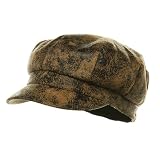 Sanded Newsboy Hat - Camel W16S70F