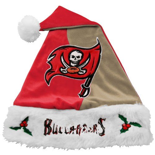 Team Beans Tampa Bay Buccaneers 2009 Santa Hat