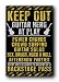 GUITAR HERO 24X36 POSTER KEEP OUT AT PLAY VIDEO GAME 33390