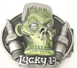 Lucky 13 Monster Knocker Doug Dorr Frankie Belt Buckle Stasher Bottle Opener