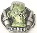 Lucky 13 Monster Knocker Doug Dorr Frankie Belt Buckle Stasher Bottle Opener