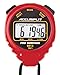 ACCUSPLIT Pro Survivor - A601XBK Stopwatch, Clock, Extra Large Display (Red)
